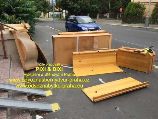 Likvidace nábytku Praha 4, 3. patro s výtahem